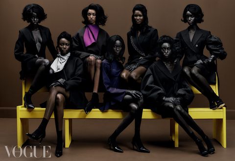 Nine Black African Models Grace Cover Of ‘British Vogue’ For February 2022 Issue